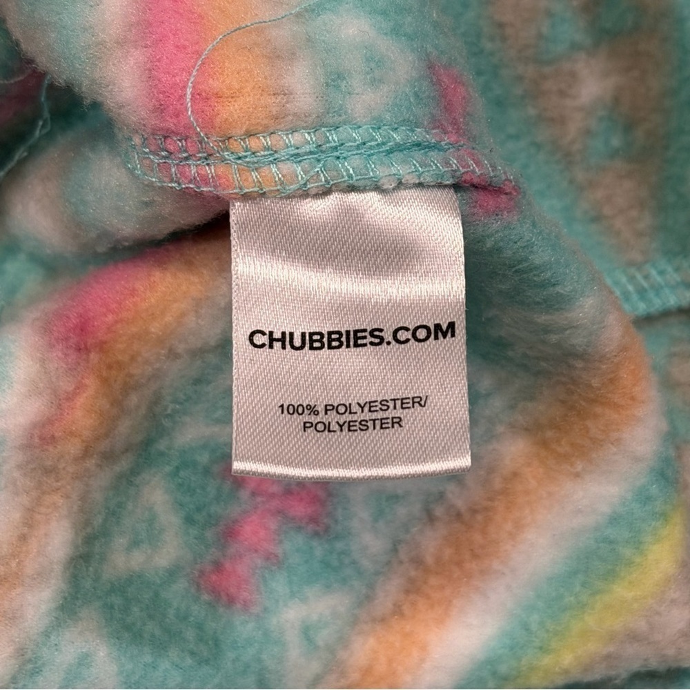 Chubbies Men’s Small  Boomshakalaka The Flame Commander 1/4 Zip Pullover Fleece - Picture 4 of 7